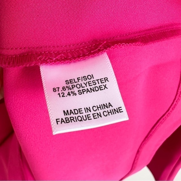 Charles Henry Fuchsia Pink Bell Sleeve Cocktail Mini Dress sz Small - Picture 5 of 5